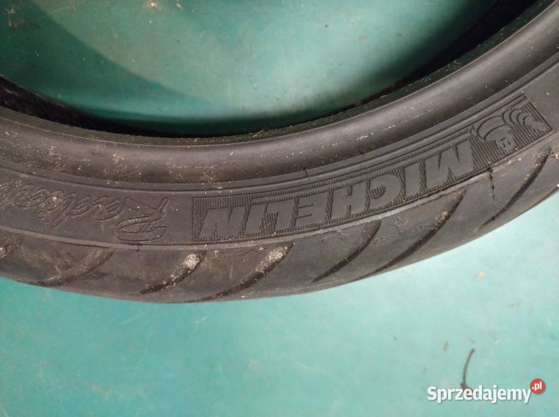 Opony 2 przód motor michelin 12070 zr 17 Łódź