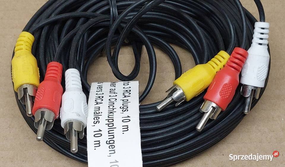 CABLE52110 KABEL PRZEDŁUŻACZ CHINCH 3X RCA NA 3X Mielęcin
