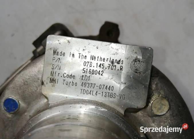 Turbosprężarka VW Crafter 25 TDI 076145701R świętokrzyskie Suchedniów