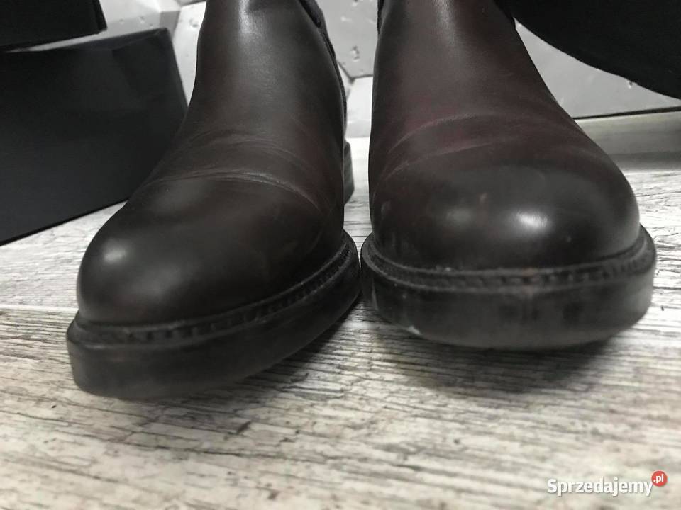 Kozaki Tommy Hilfiger skóra 36 lubelskie