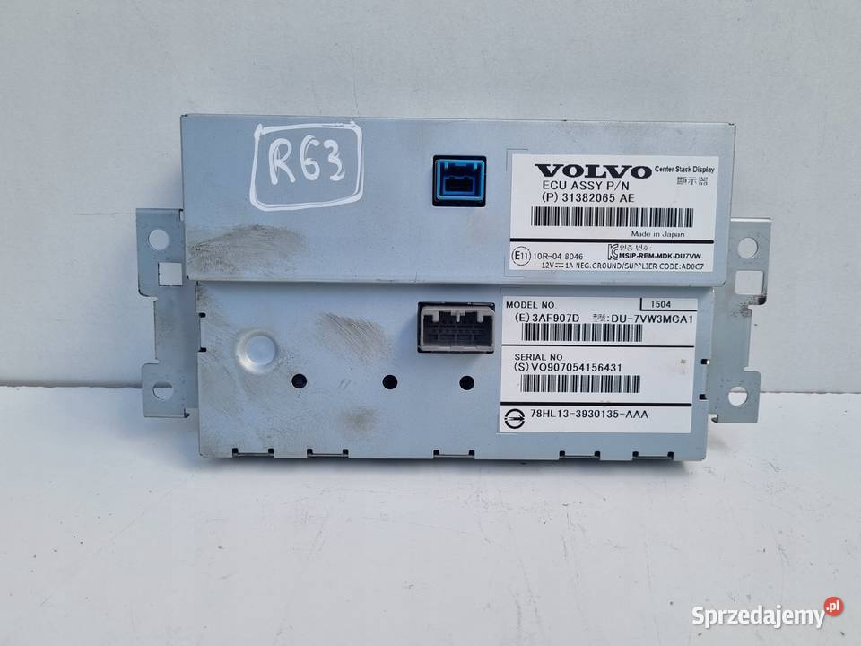 Volvo V60 I S60 II XC60 I EKRAN NAWIGACJI Chełm