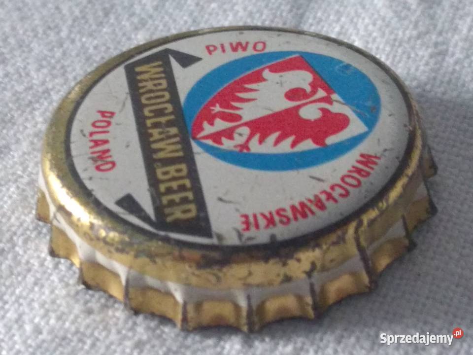 Stary kapsel Piwo Wrocławskie Wrocław Beer Made Warszawa