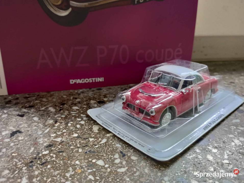 AWZ P70 COUPE kultowe auta PRL Deagostini model 1:43 kap Warszawa ...