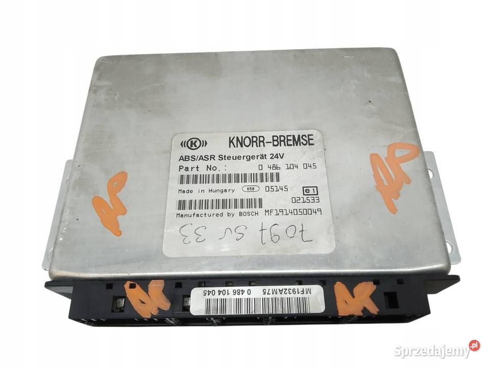 MODUŁ POMPY ABS 0486104045 Dennis Eagle Elite 2 osobowe