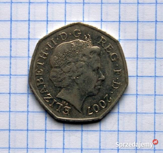 50 PENSÓW FIFTY PENCE 2007 WIELKA BRYTANIA Piszczac sprzedam