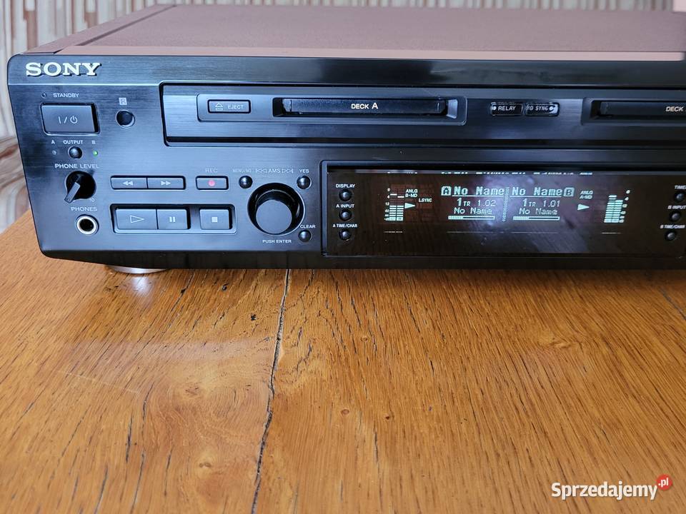 Rarytas Sony MDSW1 dwu kieszeniowy Odtwarzacze CD i MD Mikstat