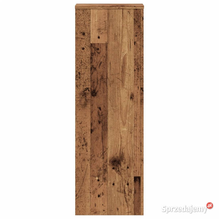 Stojak na rośliny stare drewno 33x33x100