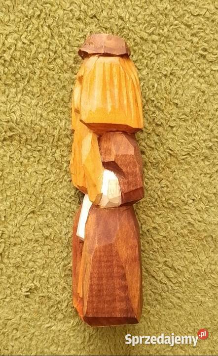 Stara rzeźba ludowa chłopa Katowice