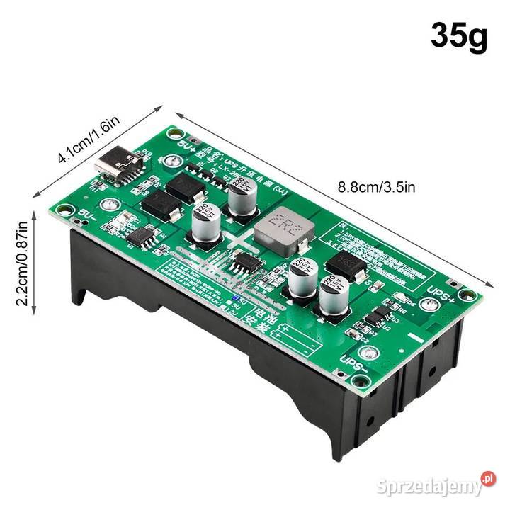 USBC 18650 liion ładowarka DCDC UPS zasilacz