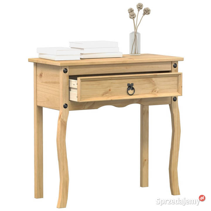 Stolik konsolowy Corona 73x35x73 lite drewno Warszawa