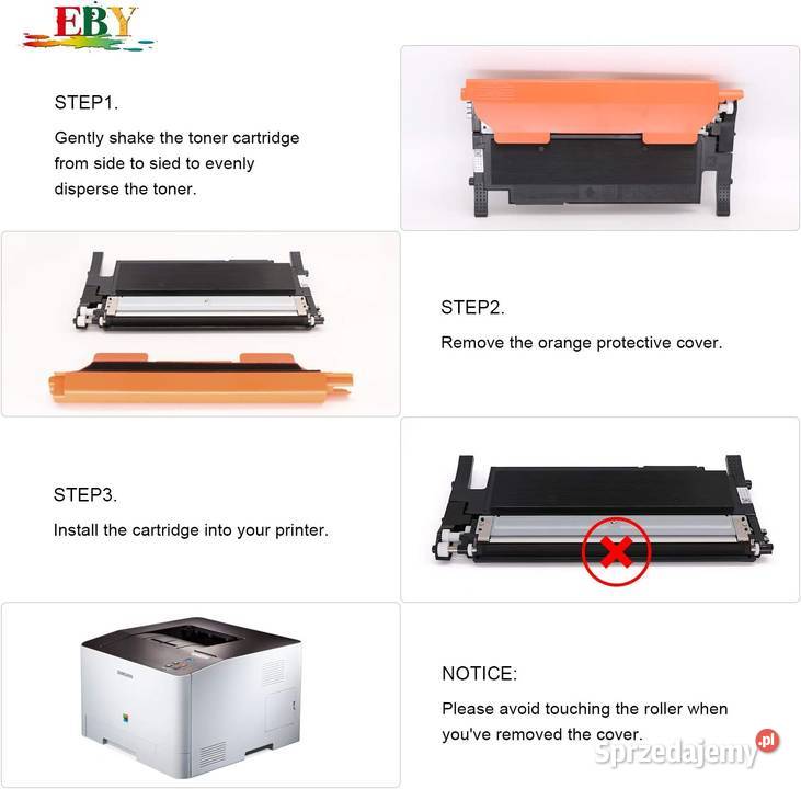 Toner EBY CLT406 Magenta do Samsung CLP360 Gaszowice