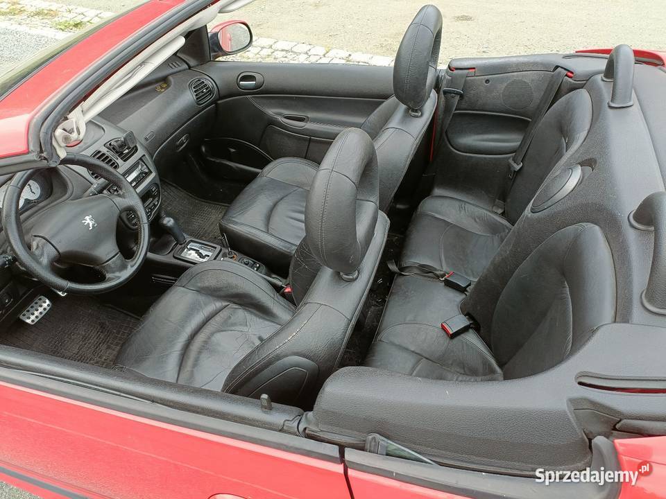 Peugeot 206 CC Cabrio 16 Automat skóry Rok produkcji 2001 Kłodzko