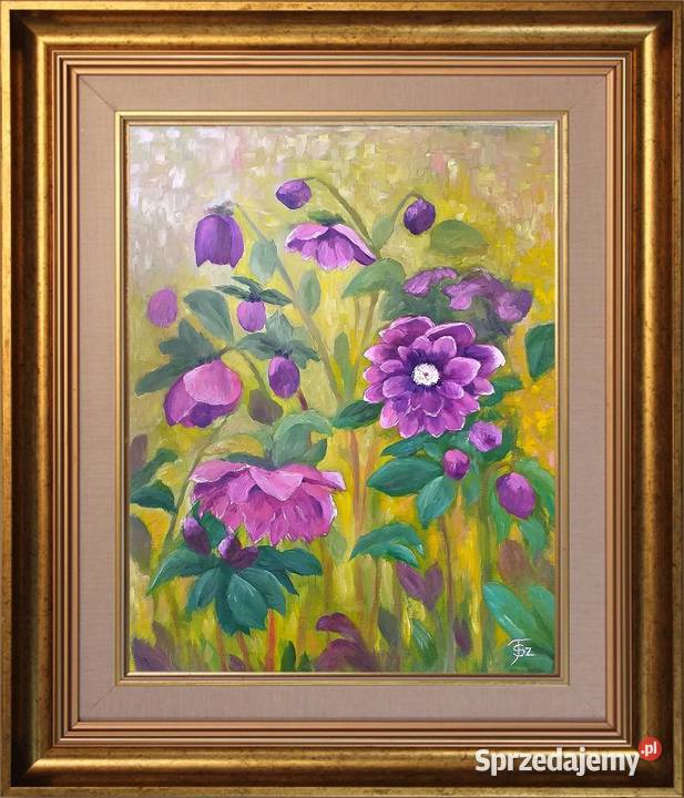 Obraz olejny Ciemierniki lubelskie Lublin