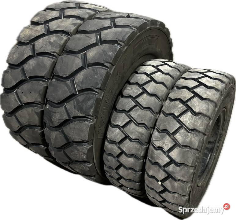 Opony pełne Toyota 25 70012 i 6009 zestaw opon 4 sprzedam