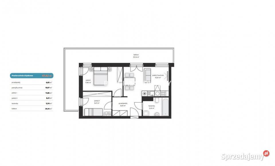 Mieszkanie Kraków Noblistów Polskich 4762m2 3