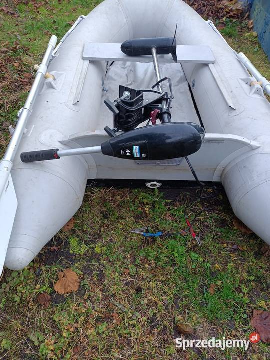 Sprzedam ponton z silnikiem elektrycznym Wędkarstwo Szczecin