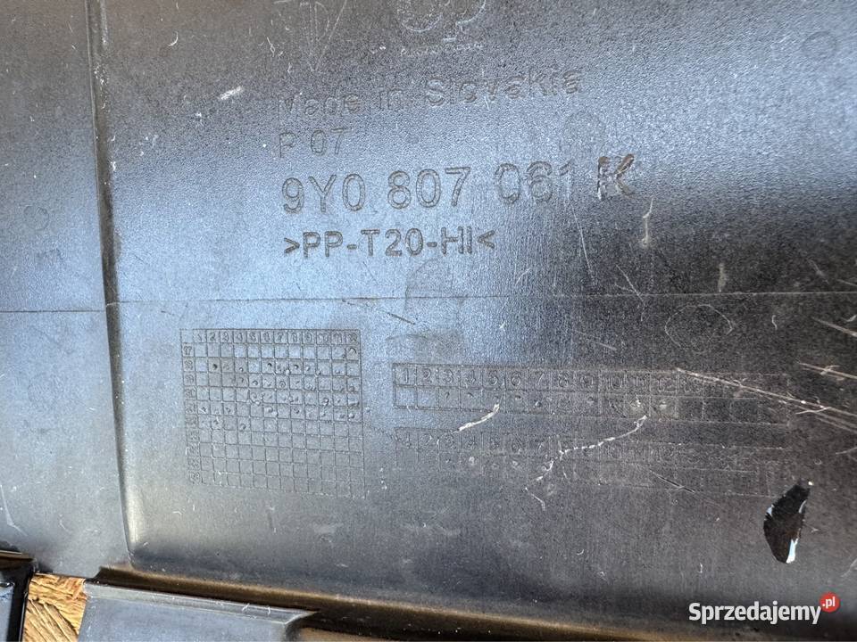 SPOILER DÓŁ ZDERZAKA PRZÓD KRATKA PORSCHE Międzychód