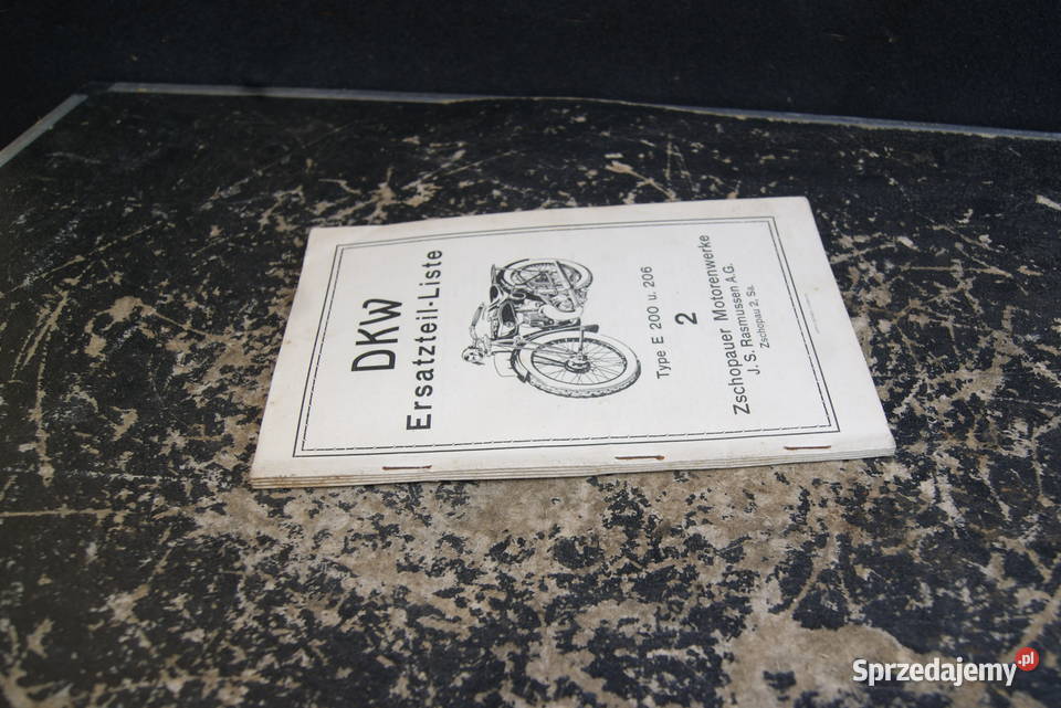 DKW E200 DKW 206 KATALOG CZĘŚĆI Rybnik