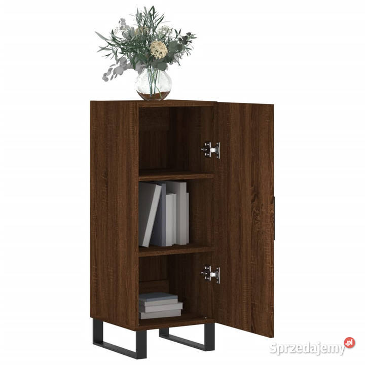 Szafka brązowy dąb 345x34x90 materiał