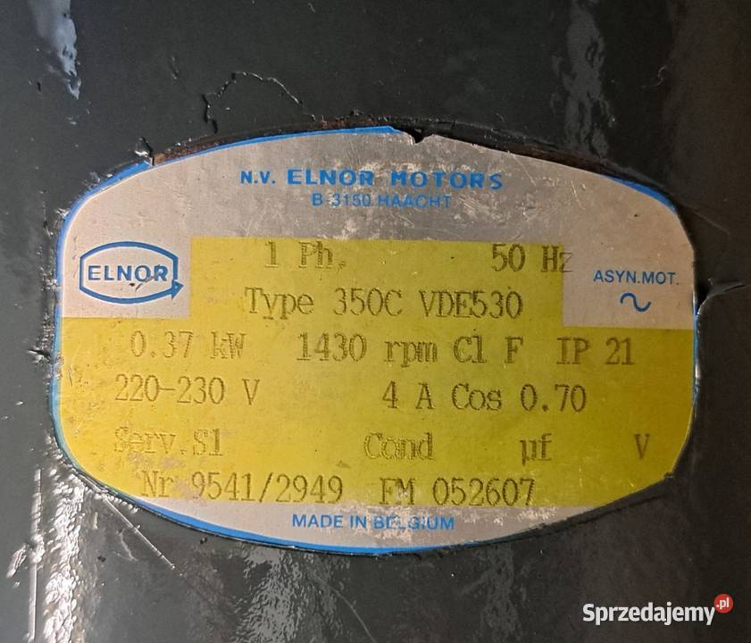 Pompa Próżniowa ELNOR 350C Pleszew