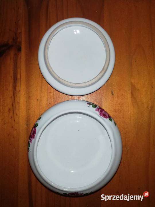 Stara porcelanowa szkatułka PRL lata 70te XX mazowieckie Warszawa
