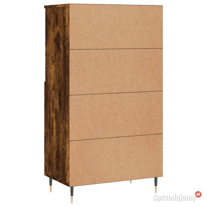 Wysoka szafka przydymiony dąb 60x36x110 WM831481 sprzedam
