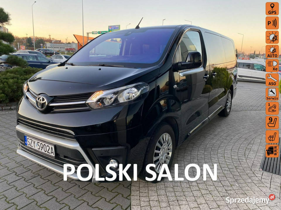 Toyota Proace Verso LONG9 osobowy DRL podgrz fot ogranicznik prędkości Żory sprzedam