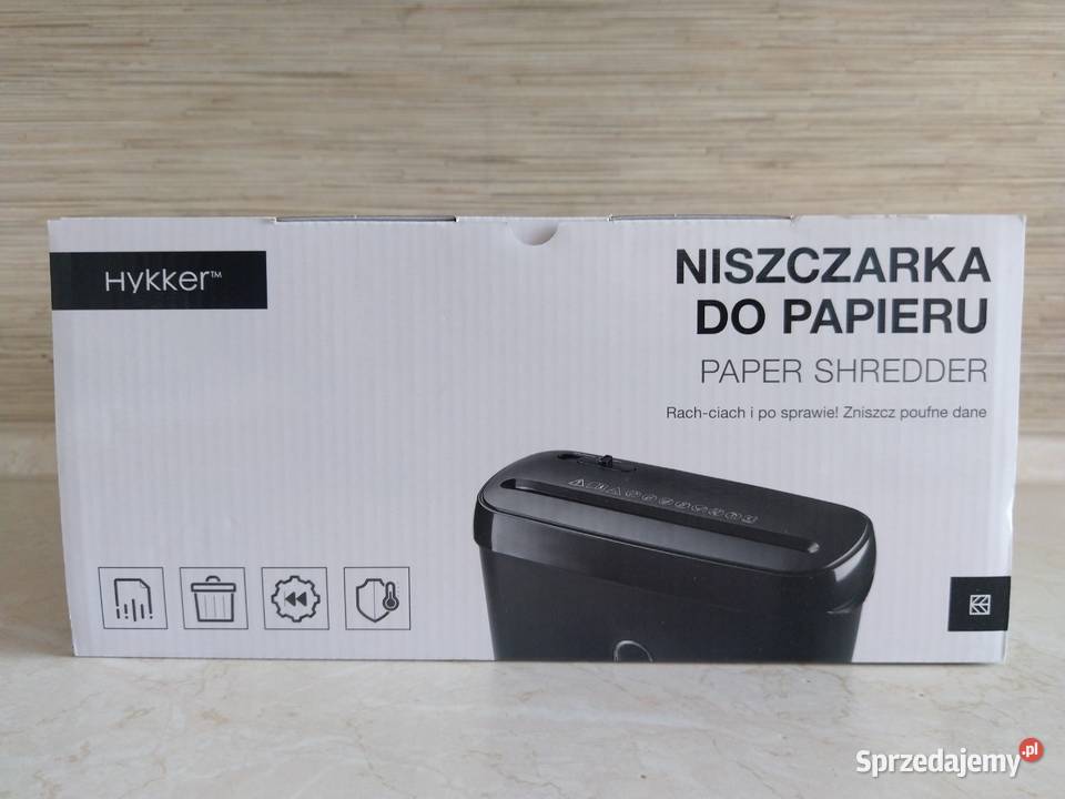 NAJTANIEJ Niszczarka Do Papieru Dokumentów 6x Pozostałe Zabrze