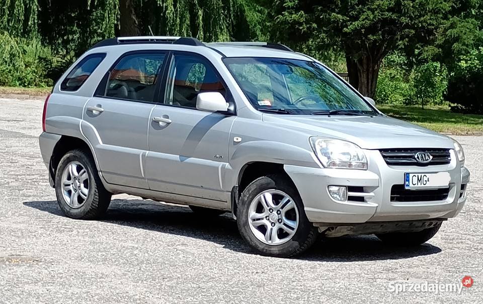 Kia Sportage 2005r 20 CRDi 4WD 243800 hak gniazdo USB Mogilno