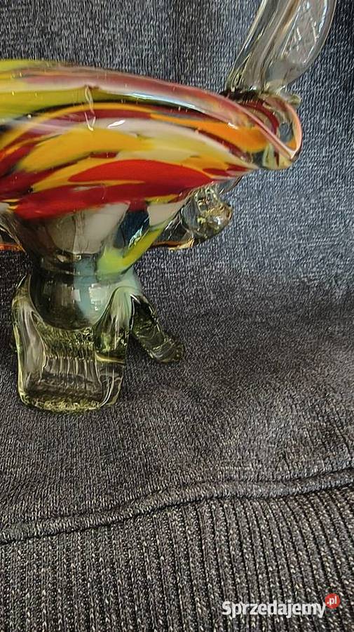 Ikona Duży szklany kosz ZĄBKOWICE Pasiak Stan Porcelana i szkło podkarpackie Rzeszów