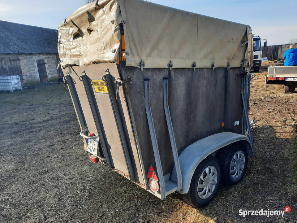 Przyczepa do przewozu koni WESTERIA VT 135 DMC mazowieckie Dzbądzek sprzedam