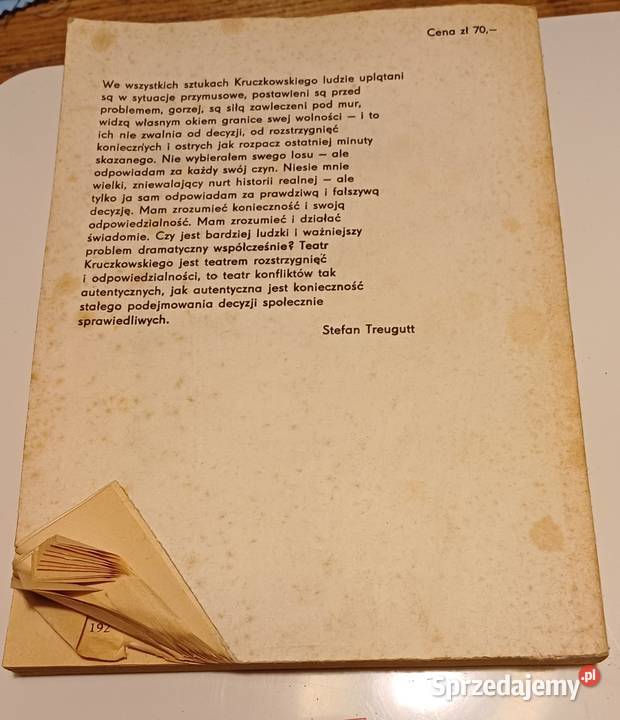 Dramaty Leon Kruczkowski ISBN 8305112020 małopolskie