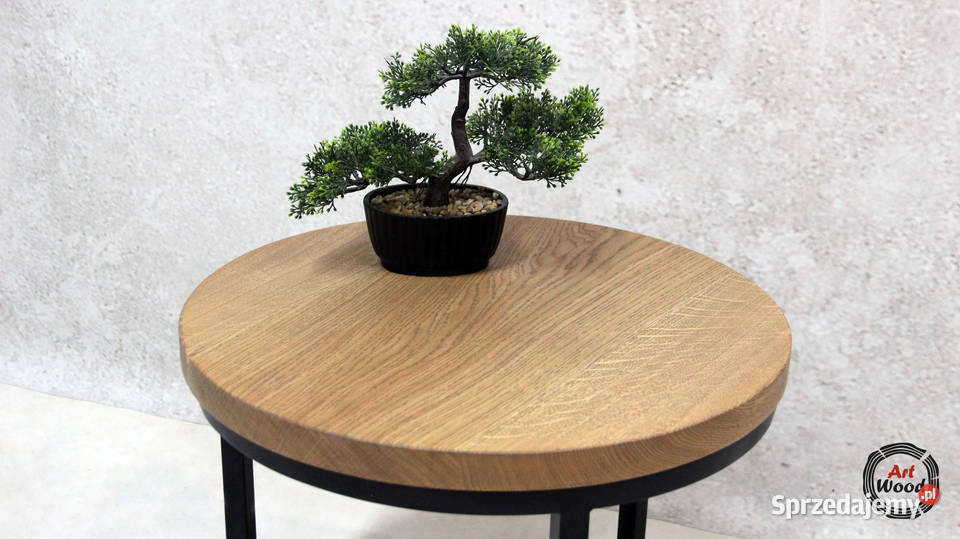 Stolik kawowy okrągły stolik kawowy loftowy Nowy Sącz