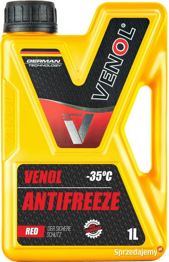 Płyn do chłodnic VENOL ANTIFREEZE 35 RED 1L V Sieradz sprzedam