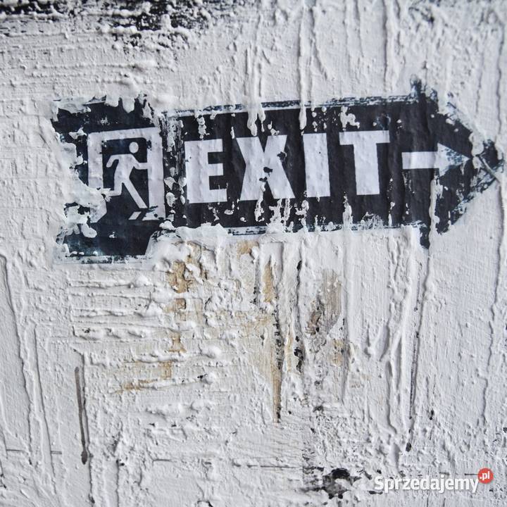Exit Bar abstrakcja obraz ręcznie malowany Malbork sprzedam
