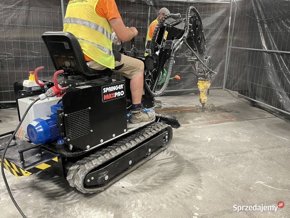Minikoparka Elektryczna SpringerMAXPROE Koparka Koparki Brześć Kujawski