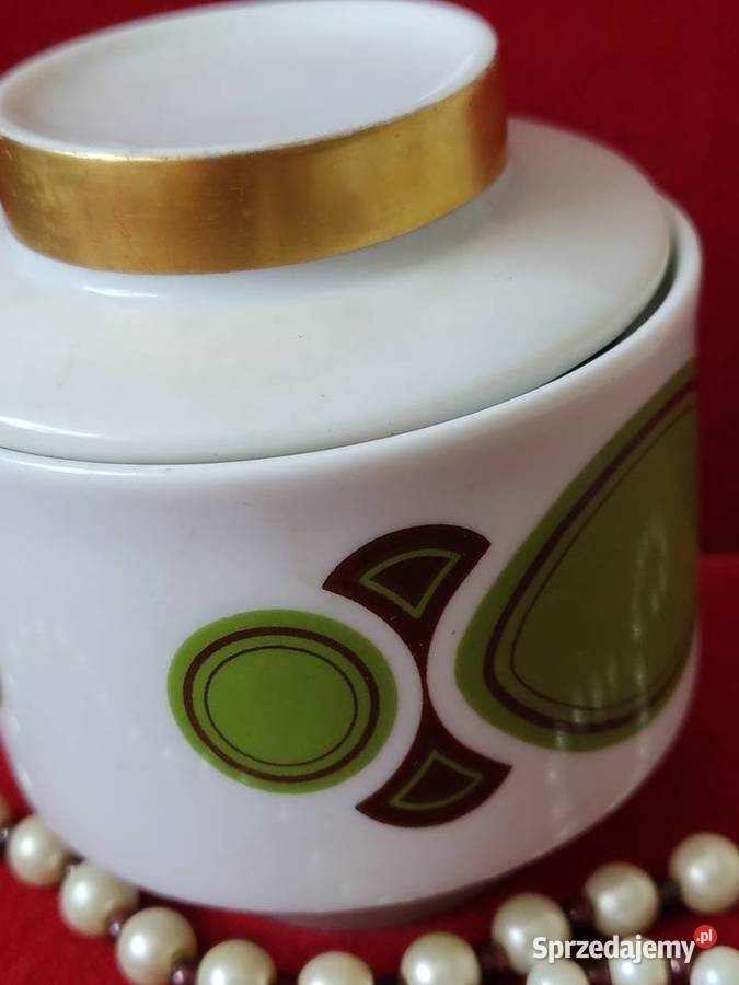 Antyczna porcelana cukiernica syg Mettereich Łódź