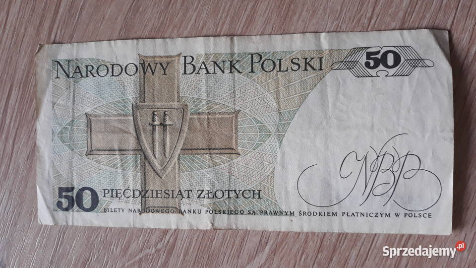 50 złotych 1 XII 1988 r seria HS 1 Konin sprzedam