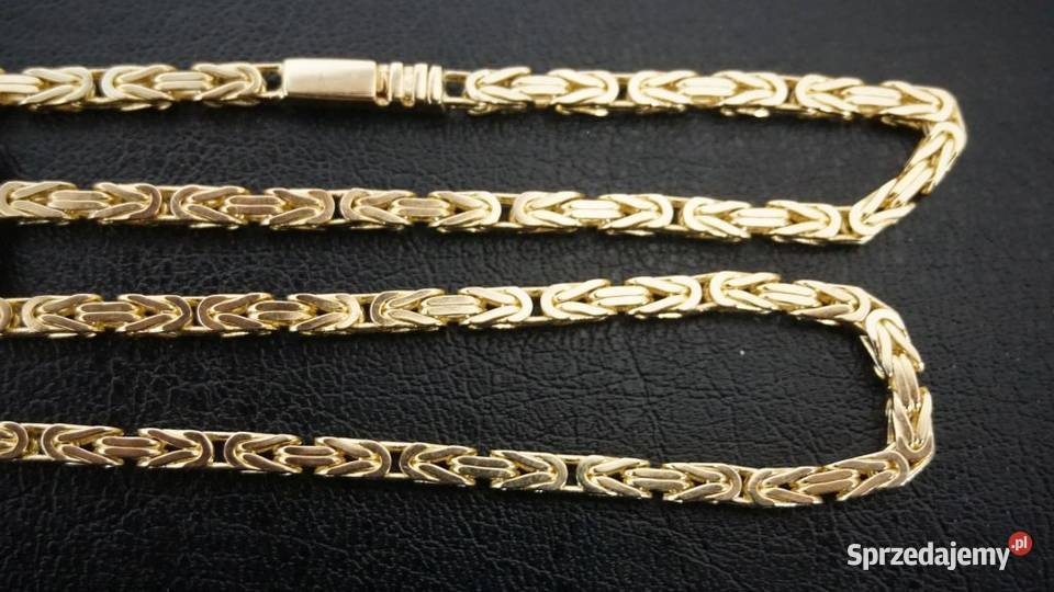 NOWY ZŁOTY ŁAŃCUSZEK KRÓLEWSKI ŁAŃCUCH 48G Warszawa