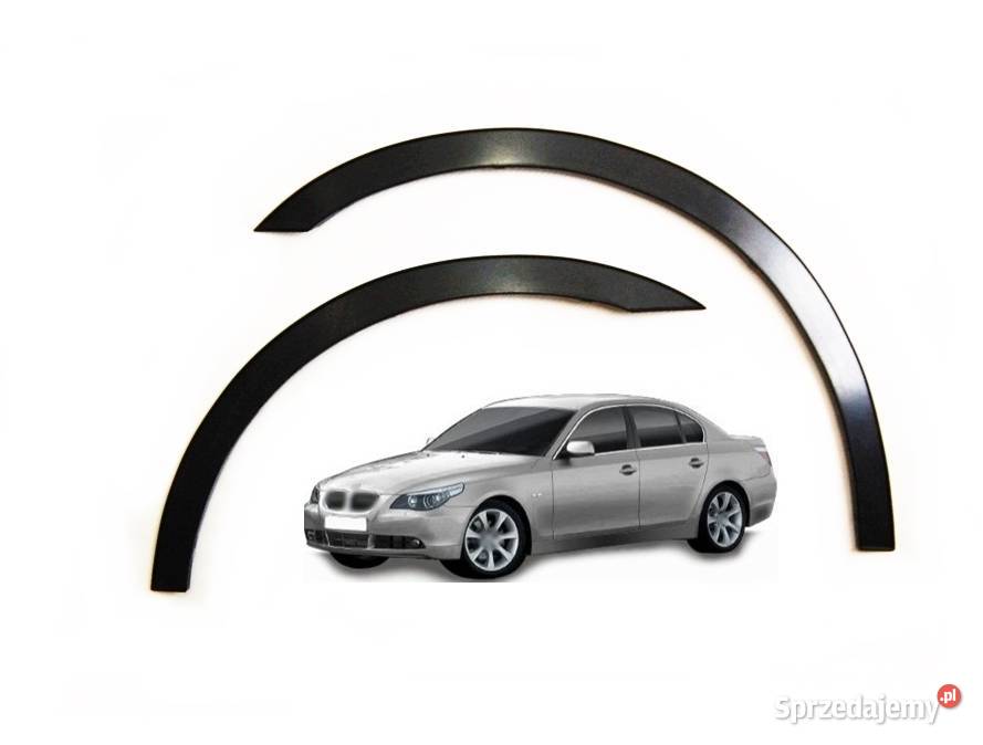 BMW 5 nakładki na błotnik czarny mat 4 sierpy Ostrów Wielkopolski