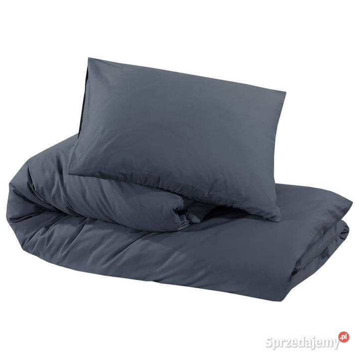 Zestaw pościeli antracytowy 135x200 lekka sprzedam