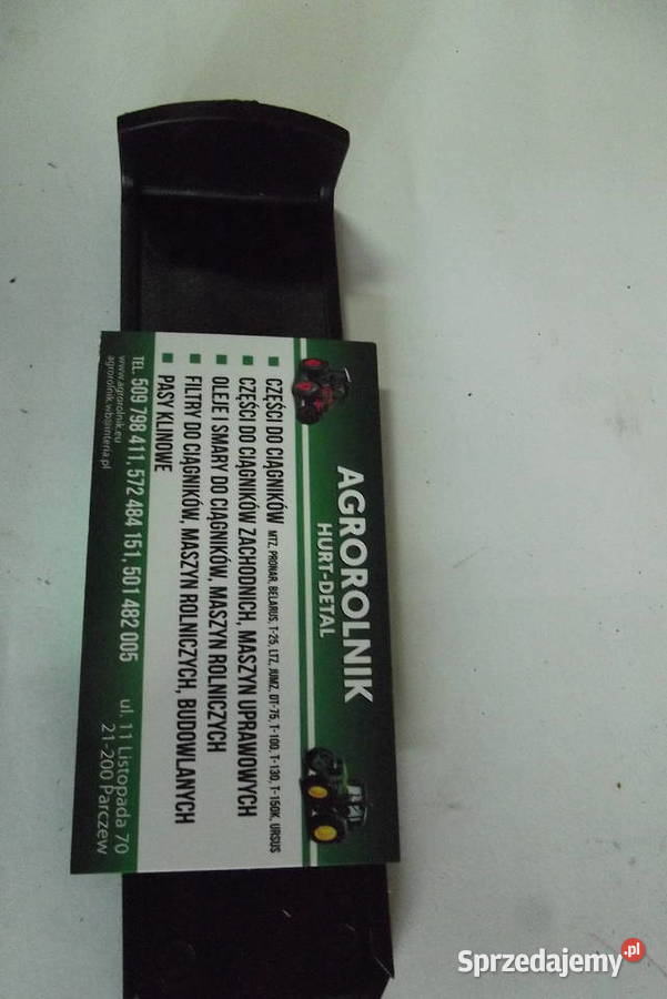 Zastawka aparatu wysiewającego siewnik typ Unia