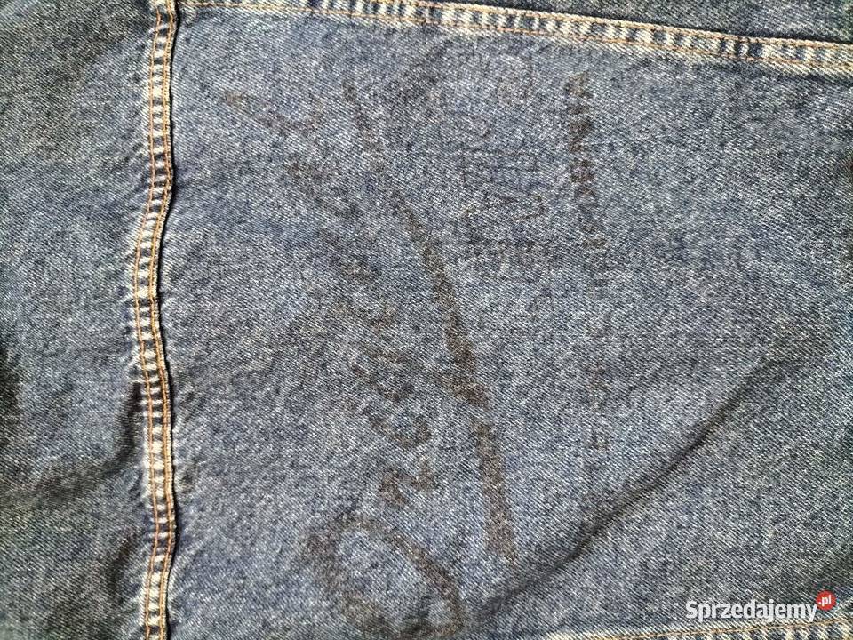 Dżinsowa ocieplana kamizelka Levis vintage retro Warszawa