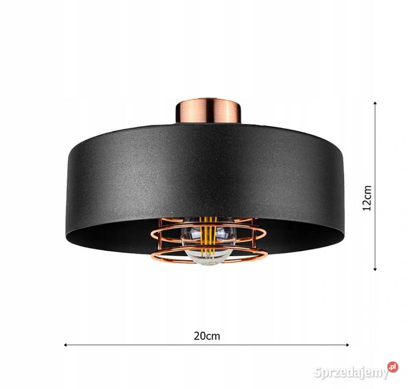 LAMPA WISZĄCA SUFITOWA ŻYRANDOL potrójna czarna Choroszcz