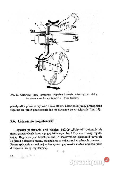 Pługi Grudziądz 2 i 3 skibowe instrukcja i miękka Pozostałe Książki i Podręczniki podkarpackie