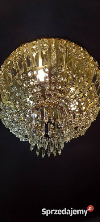 Elegancki kryształowy plafon Skierniewice