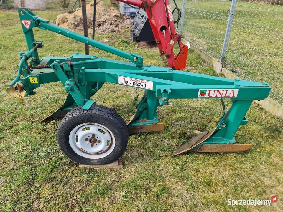 Pług zagonowy 3 skibowy UNIA GRUDZIĄDZ Sierakowice