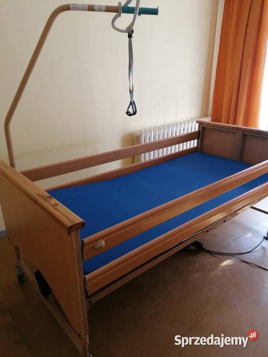 Łóżko rehabilitacyjne drewniane elektryczne małopolskie Olkusz