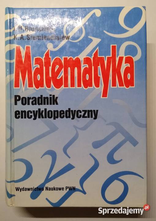 Matematyka Poradnik encyklopedyczny I N Gdańsk