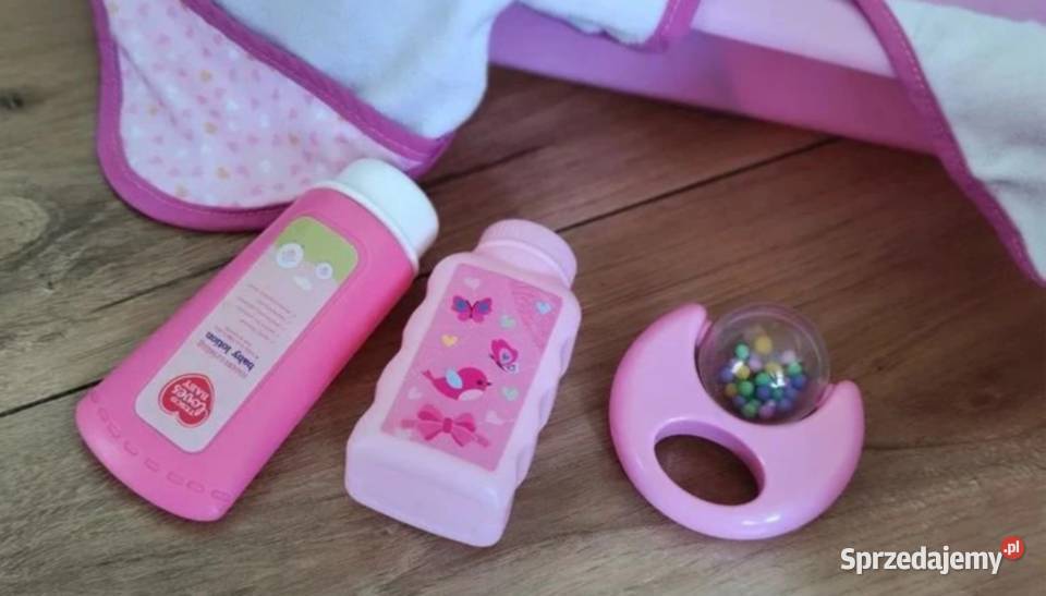 Duży zestaw lalki Baby Born łóżeczko wózek Zielona Góra